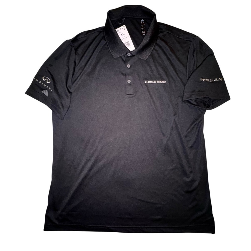 Adidas Men's Performance Polo Shirt Nissan INFINITI Platinum Service - Picture 2 of 5